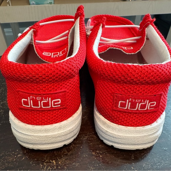 Hey Dude Red Shoes - Picture 3 of 4